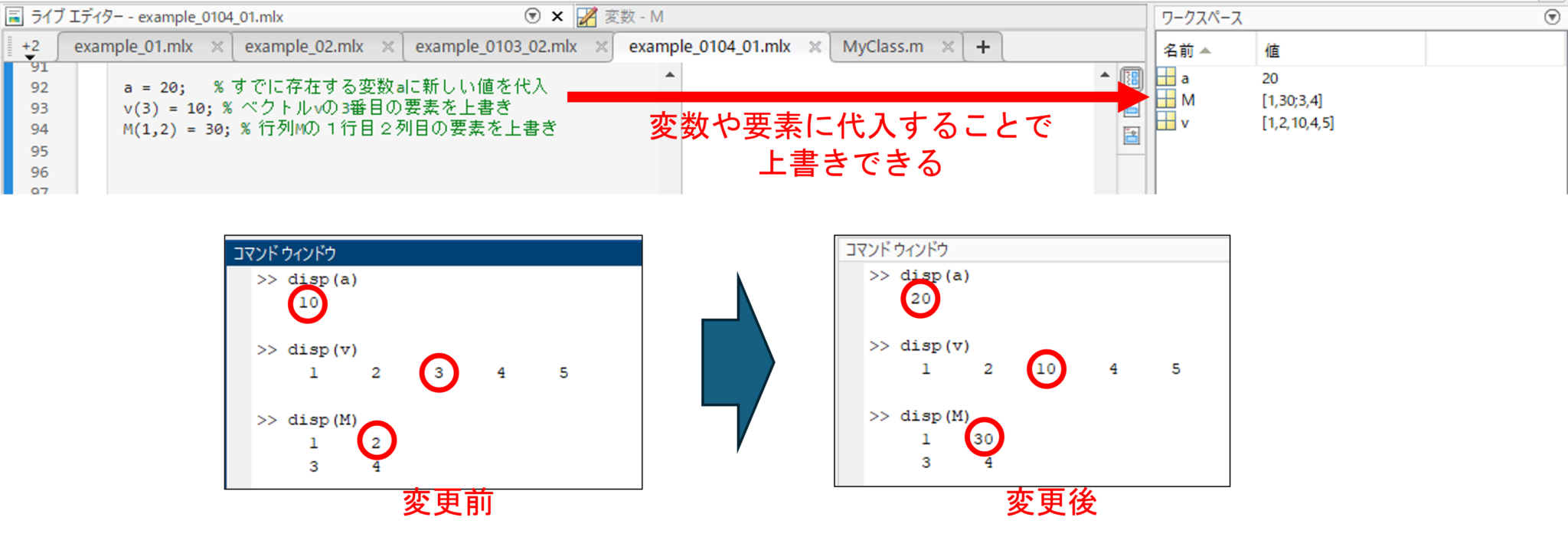 ワークスペース変数